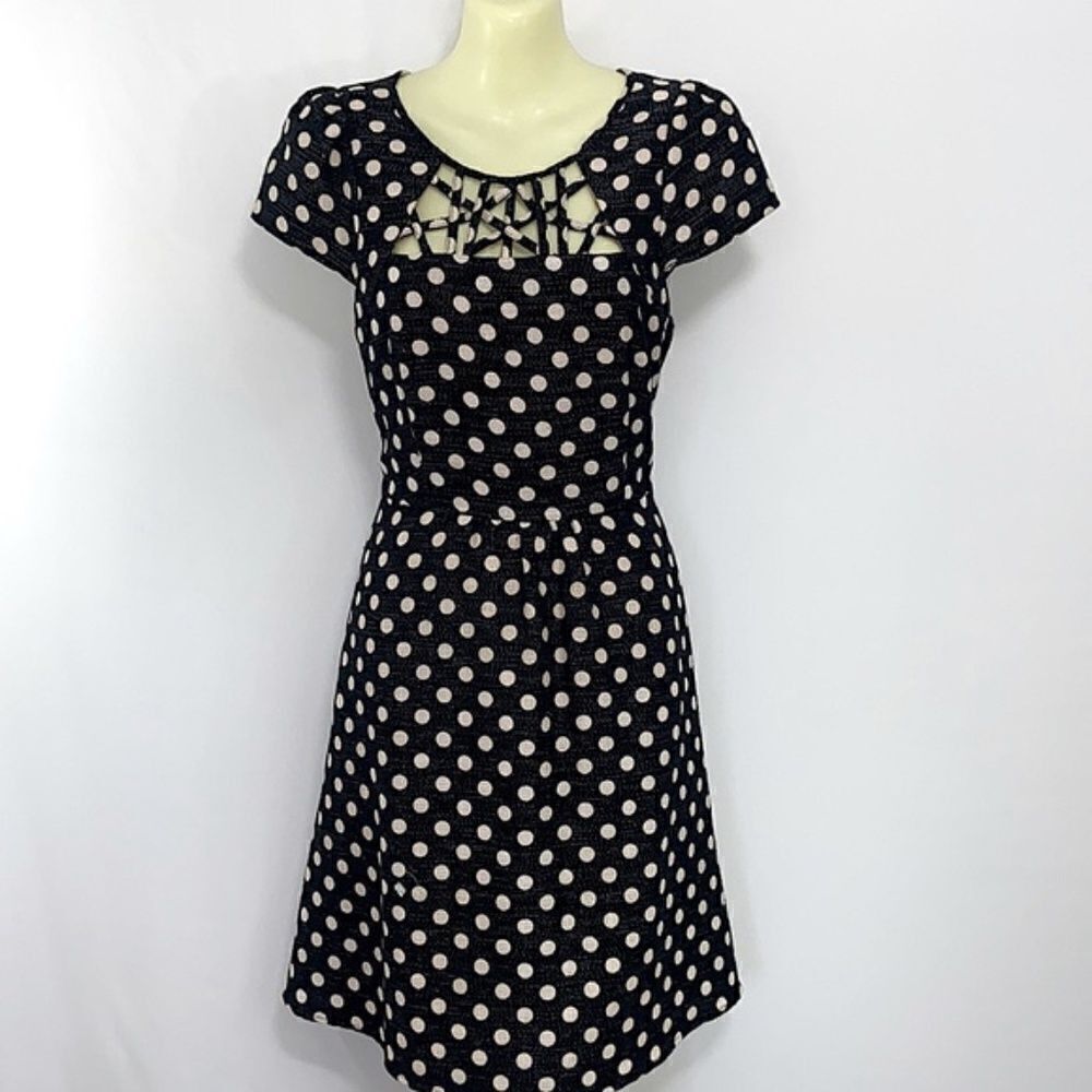 Anthropologie Dress Maeve “Nicola” Dot Nwot Sz 4 - Picture 2 of 8